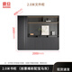 震旦（AURORA）木質(zhì)文件書(shū)柜辦公室資料收納柜玻璃門(mén)儲物落地高柜置物背景落地柜 2.0米文件柜(寶馬灰)