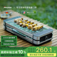 法詩緹（Fastee）電烤爐烤肉鍋電烤盤 家用電燒烤爐烤串機 2200W大功率無濃煙戶外電烤架烤串烤肉 FST-50C