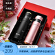 Vanow情侶款保溫杯男女一對高顏值結(jié)婚創(chuàng)意禮物水杯子實(shí)用送禮定制水杯 紳士黑+玫瑰金(禮盒包裝)