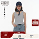 Teenie Weenie小熊女裝T恤2025夏季新款修身U領(lǐng)舒適無(wú)袖背心打底衫 中灰色 S
