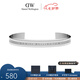 丹尼爾惠靈頓（DanielWellington）dw手鐲 男女士情侶手鐲時(shí)尚飾品手環(huán) 七夕情人節(jié)禮物送女友送愛人 銀色 中號(hào)DW00400144