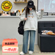 G.DUCKKIDS小黃鴨女童秋裝套裝2025新款兒童衛(wèi)衣牛仔褲春秋中大童衣服兩件套 套裝【衛(wèi)衣+牛仔褲】 120 尺碼5~6歲【110-120cm】