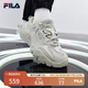 FILA 斐樂(lè)官方女鞋老爹鞋秋季運(yùn)動(dòng)鞋跑步鞋掠奪者女休閑鞋 浮石-PS 37.5