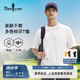 比音勒芬【長絨棉】2025夏季新款男上衣休閑戶外多色親膚柔軟圓領(lǐng)短袖T恤