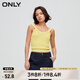 ONLY秋冬辣妹百搭設(shè)計(jì)感修身短款背心針織衫女|122245005 B06亮黃色BLAZING YELLOW XS 155/76A