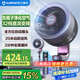 艾美特（AIRMATE）“紫天鵝”空氣循環(huán)扇電風扇負離子凈化32檔直流變頻家用遙控定時落地扇3D自動搖頭電扇 RD70