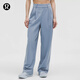 lululemon丨Daydrift? 女士高腰長(zhǎng)褲 LW5HIGA 水洗牛仔藍(lán) M