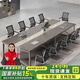 美軒戈（meixuange）美軒戈長桌小型簡(jiǎn)約現(xiàn)代辦公家具長條桌培訓(xùn)桌洽談桌辦公桌椅組合 2.4*1.2米(會(huì)議桌+8把椅子)