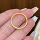 瑞諾黃金滿天星排鉆戒指女足金999小眾設(shè)計(jì)感指環(huán)生日禮物送女友 勿拍/精美包裝定金