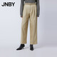 JNBY/江南布衣【100%綿羊毛】春秋季休閑褲鉛筆褲簡(jiǎn)約通勤女5O1E12250