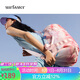 速浪女士健身游泳包干濕分離大鞋倉(cāng)防水收納單肩大容量 日落霧粉