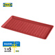 宜家（IKEA）BAGGMUCK 貝格馬克塑料鞋墊室內(nèi)戶(hù)外輕便耐用易清潔 紅色71x35cm
