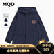 MQD童裝一衣三穿男大童24春學(xué)院風(fēng)休閑保暖羽絨 藏青 120