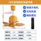 海南吊扇超大風(fēng)力高速空調(diào)風(fēng)扇小型家用餐廳靜音吊掛式吊頂電風(fēng)扇 （純銅電機(jī)）黃色450mm-遙控器