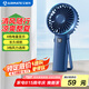 艾美特（AIRMATE）手持風(fēng)扇臺(tái)立迷你便攜可愛(ài)usb可充電小風(fēng)扇迷你電風(fēng)扇辦公室 3000mAh電池+電量屏顯CM-RD26S-1青