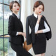 名流都會(huì )職業(yè)裝女裝套裝氣質(zhì)面試女士正裝商務(wù)工作服小西裝女 黑色西裝+裙子+襯衫+褲子+馬甲 XL