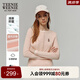 Teenie Weenie小熊長(zhǎng)袖T恤女2025年春夏新款復(fù)古潮流美式亨利領(lǐng)打底衫外穿女