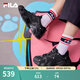 FILA 斐樂貓爪鞋4代女鞋老爹鞋情侶運動鞋復古時尚休閑鞋網(wǎng)面透氣 【女款】黑-BK 37.5