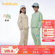 巴拉巴拉兒童套裝洋氣男童2024春裝女童學(xué)院風(fēng)休閑運動(dòng)中大童208124104216