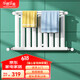 華德華美（HUADE HUAMEI）小背簍暖氣片衛(wèi)生間家用水暖散熱器集自采暖取暖器低碳鋼制置物架 亮白色 600mm*400mm