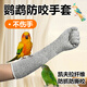 淘正鸚鵡防咬手套加長(cháng)防抓小寵防貓抓寵物訓練玄鳳金剛專(zhuān)用凱夫拉防刺 【40cm加長(cháng)】【1雙】鸚鵡防咬手套【均碼】