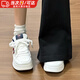 COSMICKISS厚底小白鞋子女百搭ins潮春秋季板鞋增高休閑鞋防滑透氣女運動(dòng)鞋白藍紅【37碼】