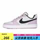 NIKE【滔搏】?jī)和蓍e鞋COURT BOROUGH LOW 大童運(yùn)動(dòng)鞋BQ5448-005 BQ5448-005 37.5