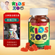 兒童動物園復(fù)合維生素軟糖 丹麥KIDSZOO小熊草莓口味營養(yǎng)全面60粒