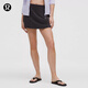 lululemon丨Ribbed Softstreme? 女士羅紋中腰款裙褲 LW7DFYS 黑色 M