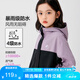 左西女童外套春裝防水耐磨2025兒童連帽女孩戶(hù)外露營(yíng)登山服 紫色 120