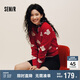 森馬（Semir）[商場同款]迪士尼米奇紅色毛衣女25年絞花寬松針織衫101125107004