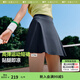 蕉下高彈運動(dòng)短裙女涼感透氣速干健身休閑短裙運動(dòng)網(wǎng)球半身裙褲 月夜藍 L
