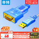 帝特USB轉(zhuǎn)RS232串口線工業(yè)級(jí)DB9針公頭COM口轉(zhuǎn)接線FT232芯片PLC交換機(jī)刻字機(jī)調(diào)試線1米DT-5011