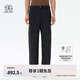 KOLON SPORT/可隆露營褲 男女同款戶外運動耐磨日常通勤防潑水長褲 LULP4AT520-BK 黑色 XL 180/86A