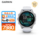 佳明（GARMIN）Fenix8精英白-43mm飛耐時8戶外運動手表心率跑步騎行潛水滑雪