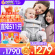 ERGObaby二狗背帶嬰兒抱娃神器四季透氣外出旅行遛娃神器breeze解放雙手 【經(jīng)典款】Omni360-灰色