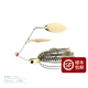 釣之屋 胡須佬旋轉復合亮片SPINNER BAIT鱸魚(yú)路亞餌 頭重7g/10g鉛頭鉤 頭重10克 自然綠