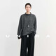 UNICA/優(yōu)雅R0W風(fēng)簡(jiǎn)約氣質(zhì)花紗100山羊絨隨性卷邊松弛感針織衫毛衣 【 彩點(diǎn)奧利奧 】 L【現貨48小時(shí)發(fā)】 均碼