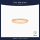 DE BEERS 戴比爾斯 DB Classic 玫瑰金戒指情侶對戒2mm 18K玫瑰金戒指2mm 54