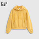蓋璞女裝秋季款印花logo寬松連帽堆堆袖衛衣休閑上衣795527
