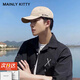 MAINLYKITTY男士棒球帽2025款四季韓版鴨舌帽子休閑太陽(yáng)帽節日送男友禮物 淺卡其-禮盒裝