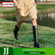 HUNTER雨靴戶外露營(yíng)女鞋惠靈頓經(jīng)典英倫防水防滑騎士靴女長(zhǎng)筒女靴高筒靴 啞光黑色/BLK 38