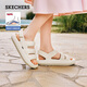 斯凱奇（Skechers）夏季女鞋休閑洞洞鞋緩震舒適百搭透氣111646 乳白色/OFWT 38