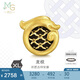 周生生酷黑生肖龍黃金轉(zhuǎn)運珠CharmeXL足金串珠龍紋94371C定價