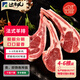 邊塞風(fēng)寧夏鹽池灘羊肉 法式羊排小切420g 地理標(biāo)志產(chǎn)品 清真燒烤食材