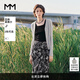 麥檬【涼感亞麻】MM浪漫遠(yuǎn)行/輕量透氣吊帶外搭毛衫開(kāi)衫白色春夏 灰色5F4932062 M （100斤-120斤）
