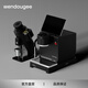溫豆季【預售中部分款現(xiàn)貨】WENDOUGEE 家用半自動意式咖啡機LITA雙鍋爐變壓電磁泵 BR黑單泵+MILO PLAY黑 不含PAD