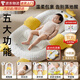 新安代嬰兒床中床新生兒0-3歲床 睡覺可移動(dòng)便攜式嬰兒床折疊床 小雞床+斜坡墊+腿托+手搖鈴?fù)婢? title=