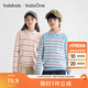 巴拉巴拉balaOne童裝兒童毛衣男童女童2025新款春秋毛衫親子圓領(lǐng)針織衫潮 藍色調00488 140