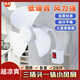 初構想一體式三插頭小風(fēng)扇家用插座插電風(fēng)扇萬(wàn)向燈頭小型風(fēng)扇靜音桌面強d （2只裝）三插一體小風(fēng)扇（即插即用）